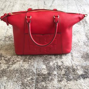 Tory Burch Bombe T Medium Slouchy Satchel